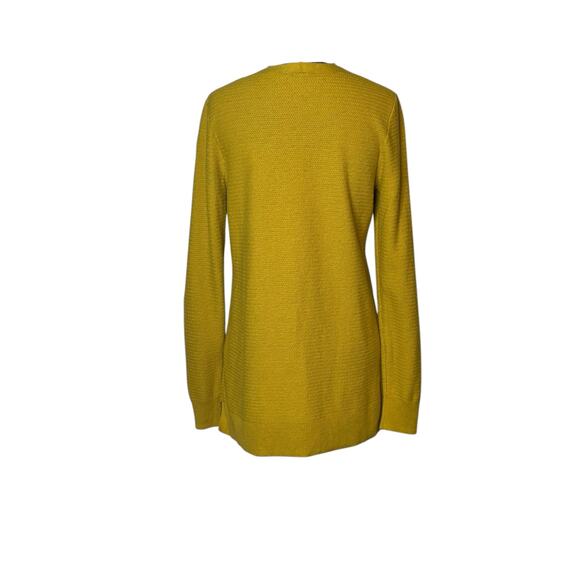 Gap yellow long sleeves sweater v neck size Small - Picture 2 of 9